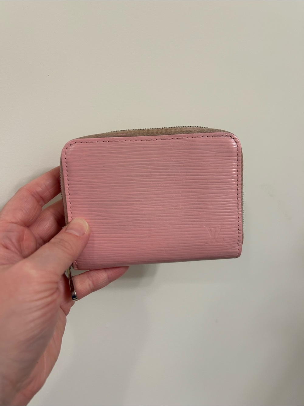 Authentic Louis Vuitton Epi Leather Zippy Coin Wallet Rose Ballerine